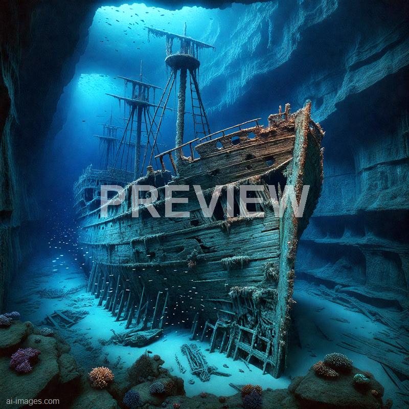 14880 - the-lost-shipwreck-in-an-underwater-cave-a-massive-an_250705172159_00001